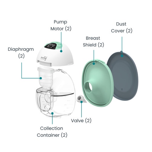 Motif Aura Glow Wearable Breast Pump